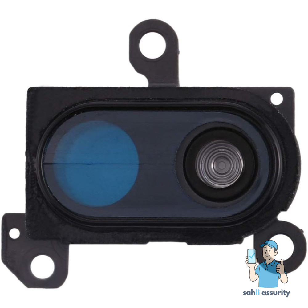 Camera Lens Glass with Frame for Xiaomi Redmi 8A Dual White